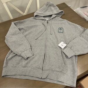 O’Neill Byron Oversized Zip Hoodie Sweatshirt